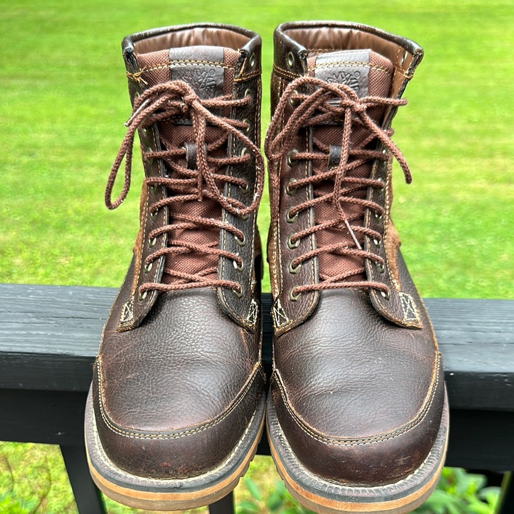 Timberland Men's Brown and Tan Leather Boots - Picture 11 of 14